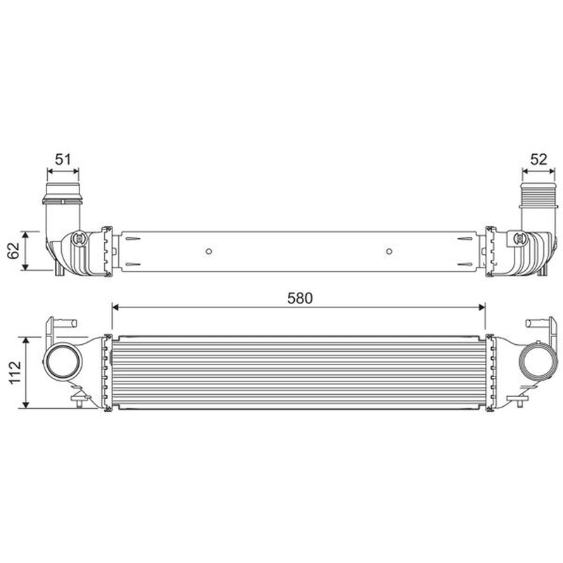 Valeo Intercooler (Charge Air Cooler) 818312