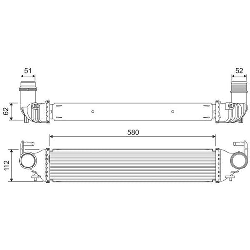 Valeo Intercooler (Charge Air Cooler) 818312