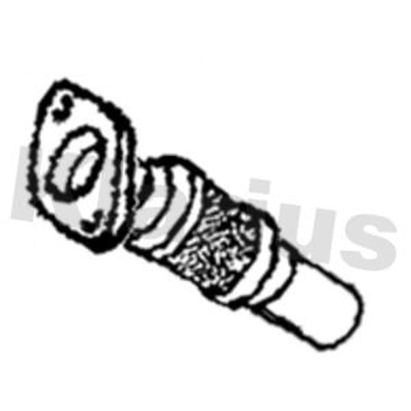 Klarius Exhaust Pipe OD fits Toyota Yaris/Vitz 2005-2012 1.4