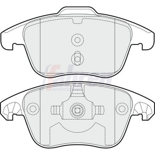 Fahren Front & Rear Brake Discs & Pads fits Peugeot 3008 I 2011-2016 2.0