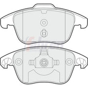 Fahren Front & Rear Brake Discs & Pads fits Peugeot 5008 2009-2017 1.2 1.6 2.0