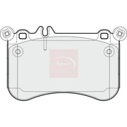 Apec Front Brake Pad Set PAD1838