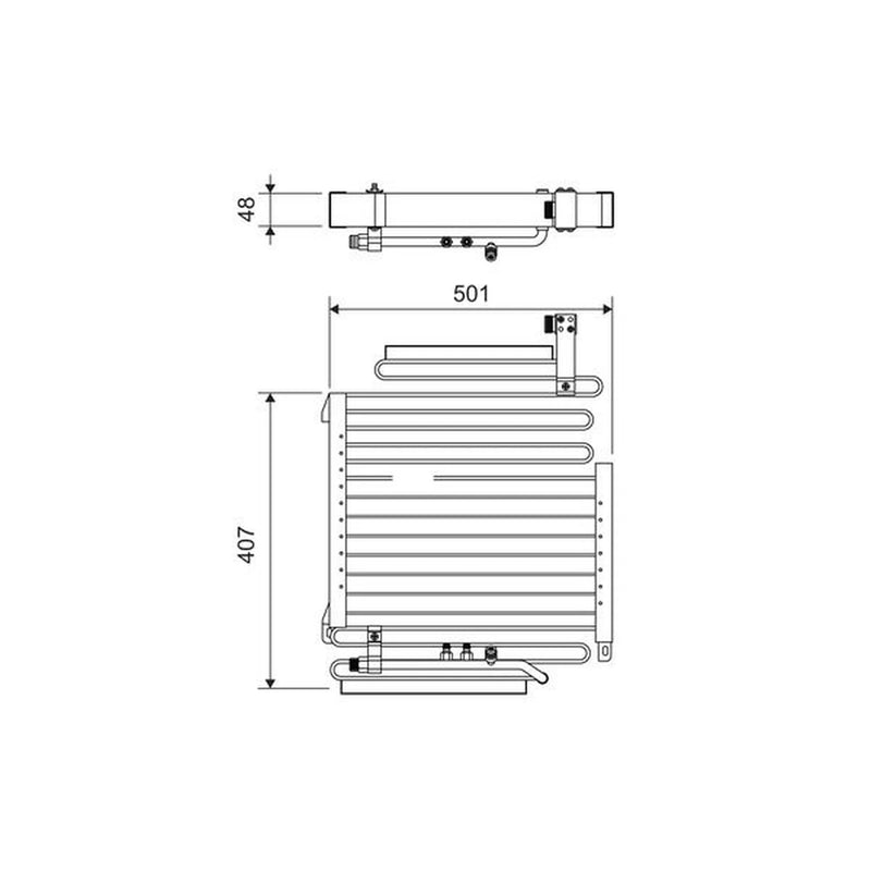 Valeo Air Conditioning Condenser 814296