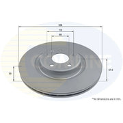 Comline Front & Rear Brake Discs & Pads fits Audi A6 C8 2018 on