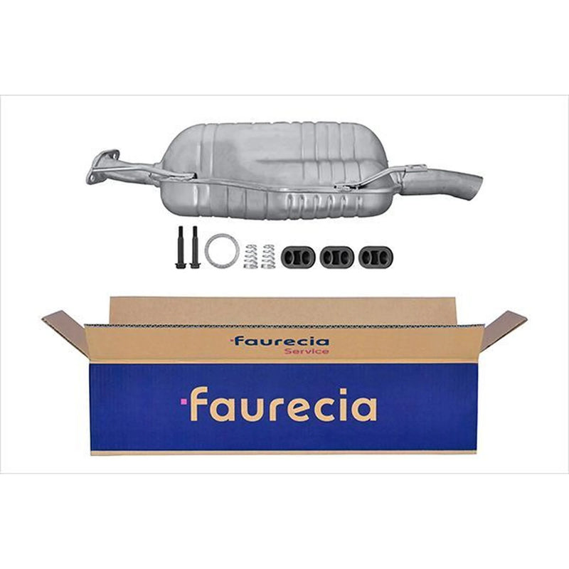 Hella End Silencer Rear fits Opel Astra G 1998-2005 1.7 2.0 2.2