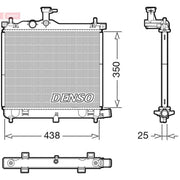 Denso Engine Radiator DRM41021