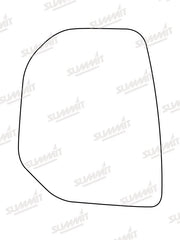 Summit Heated Base Plate With Commercial Mirror Glass fits Peugeot Partner, Citroen Berlingo LHS Summit - Bars 4 Cars