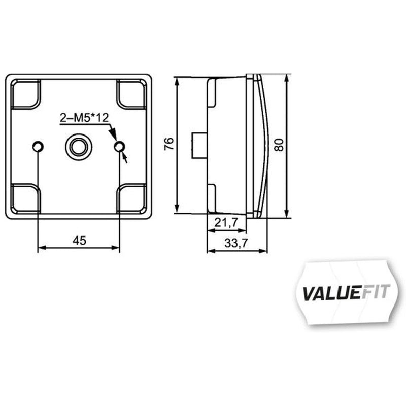 Hella Rear Fog Light Lamp Unit Rear