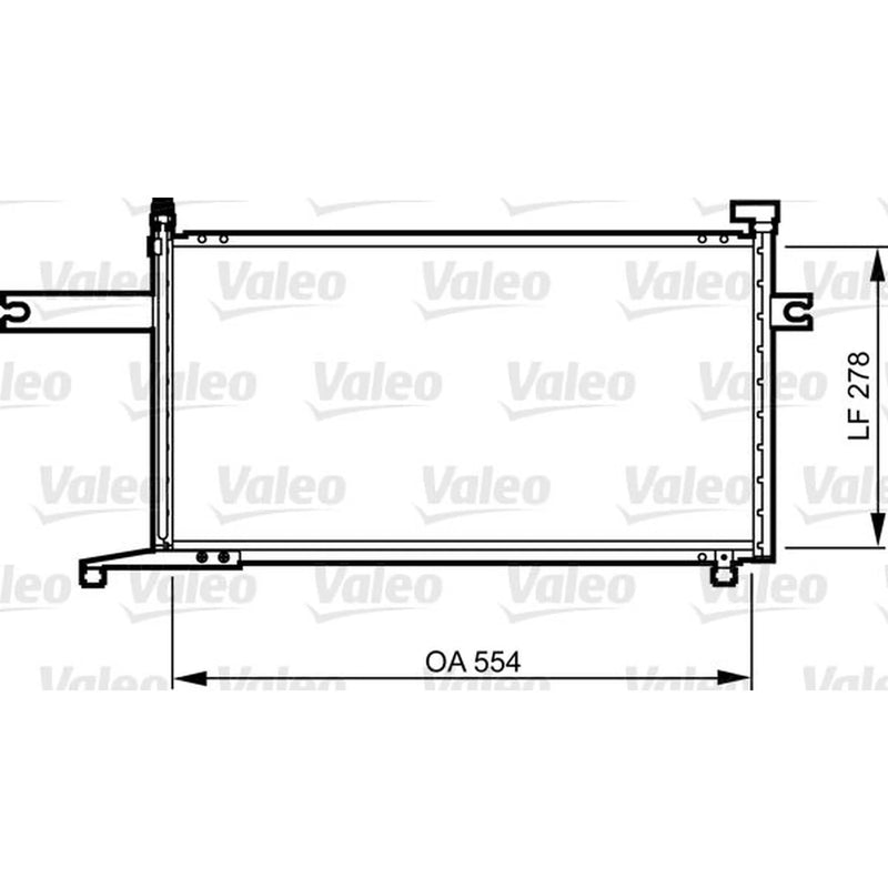 Valeo Air Conditioning Condenser 817732