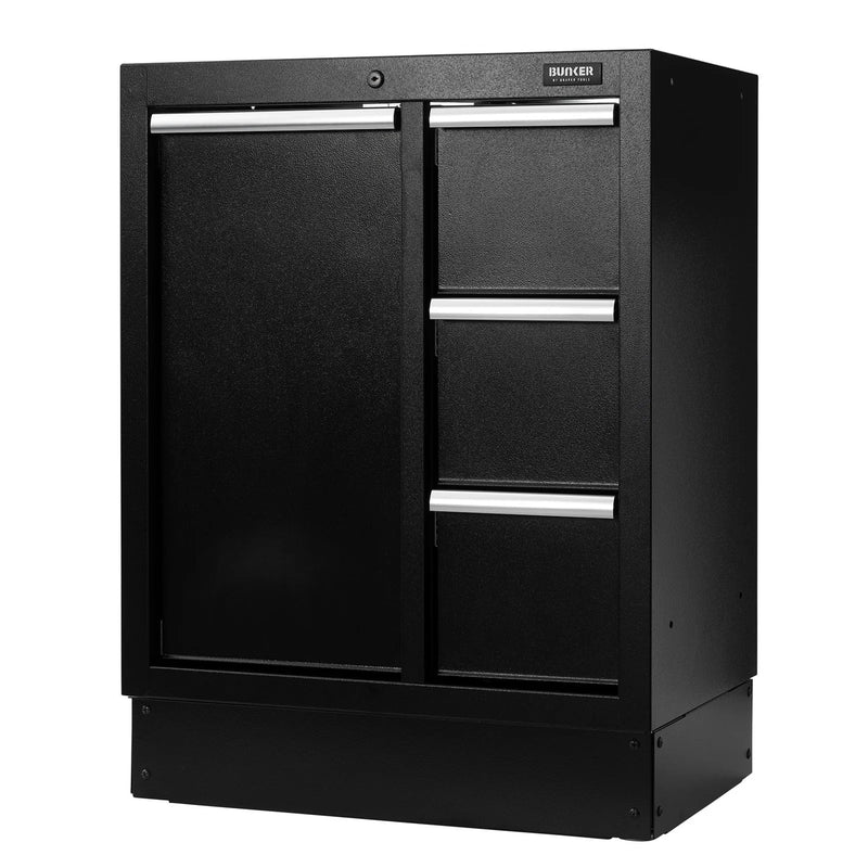 Draper BUNKER Modular Power Tool Base Cabinet, 4 Drawer, 680mm - MS400-PTBC - image 1