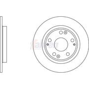 Fahren 2 x Solid Brake Discs fits Honda Cr-Z 2010-2013 1.5