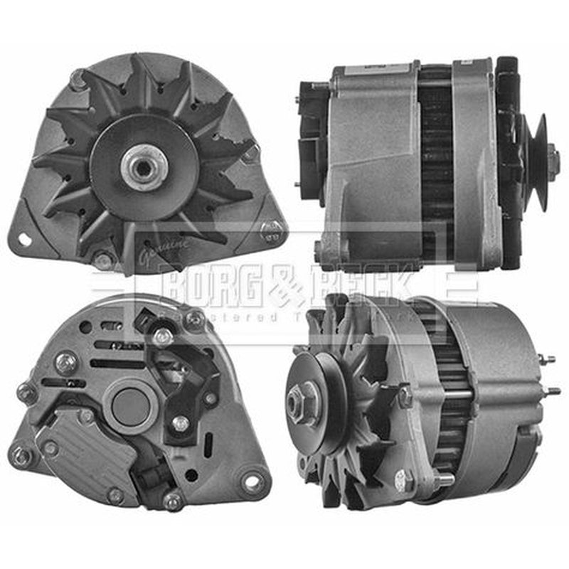 Borg & Beck Car Alternator 12V Left Front fits Ford Escort 1986-1989 1.6