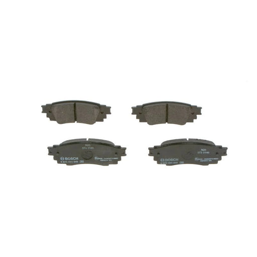 Bosch Front & Rear Pads fits Toyota C-Hr 2016 on 1.2 1.8 2.0