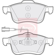 Apec Front Brake Pad Set fits Fiat Doblo Cargo 2010-2023 1.3 1.4 1.6 2.0