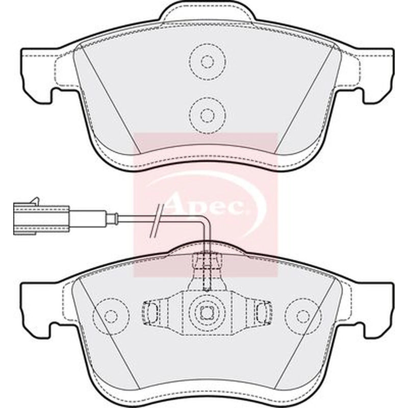 Apec Front Brake Pad Set PAD2120