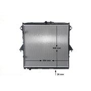 Mahle Engine Radiator fits Ford Ranger 2011 on 2.2 2.5