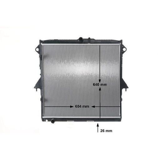 Mahle Engine Radiator fits Ford Ranger 2011 on 2.2 2.5