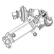 Mahle EGR Cooler (Exhaust Gas Recirculation) fits BMW X3 2007-2010 2.0