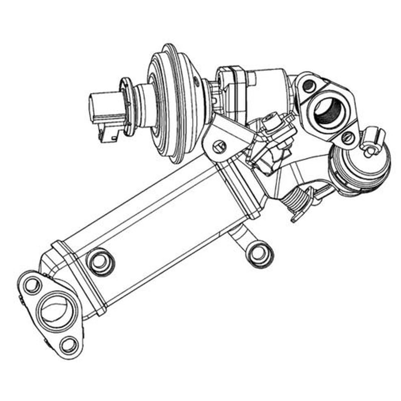 Mahle EGR Cooler (Exhaust Gas Recirculation) fits BMW X3 2007-2010 2.0