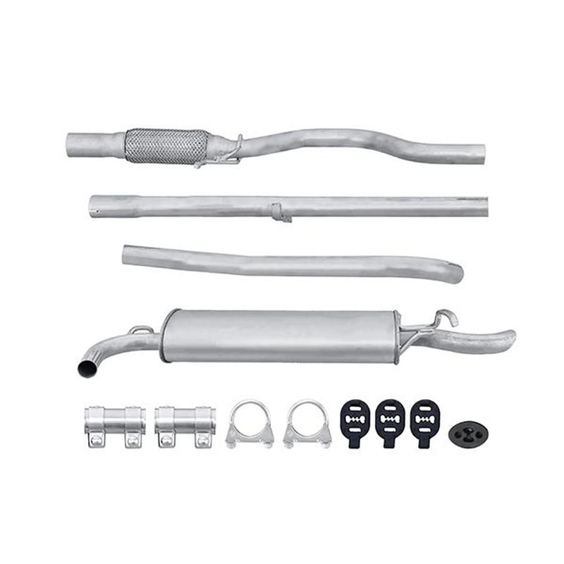 Hella End Silencer Rear fits Fiat Seicento / 600 1998-2010 1.1