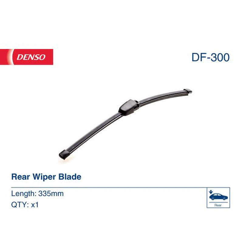 Denso Front & Rear Wiper Blade Set fits VW Golf V 2003-2009 1.4 1.6 1.9 2.0