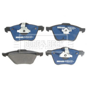 Borg & Beck Front & Rear Brake Discs & Pads fits Volvo S60 I 2003-2010 2.4