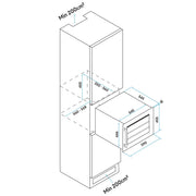 Baridi 28 Bottle Wine Fridge & Cooler 60cm DH205 Baridi - Dynamic Drive