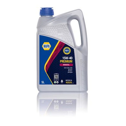 NAPA Engine Mineral Oil 5L A3/B4 CF 15W-40 fits Alfa Romeo 75 1985-1992 2.0