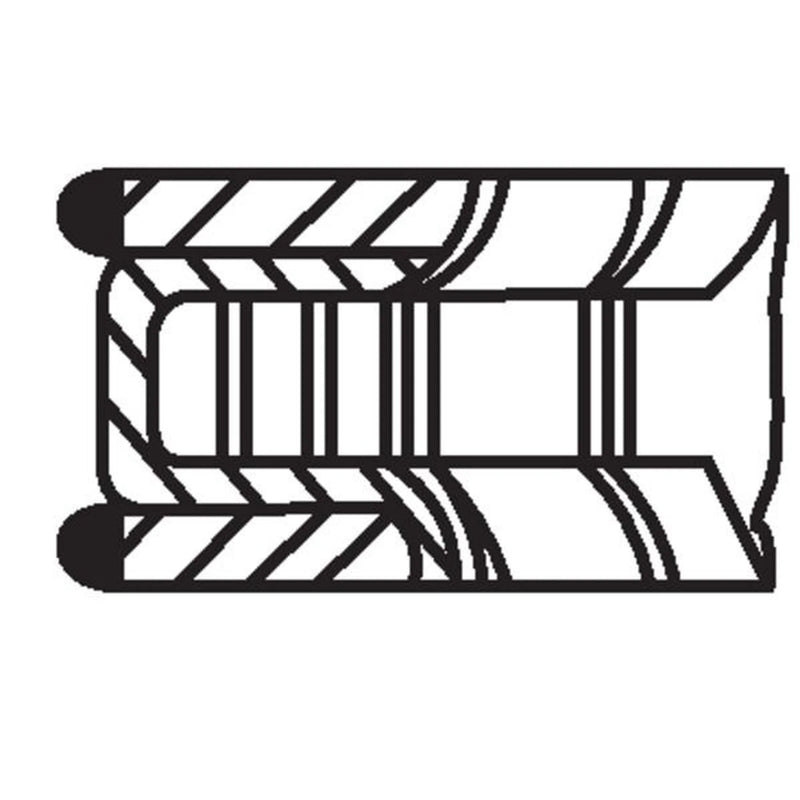 Mahle Ring Set 1 Cylinder fits Mercedes-Benz Pagode 1963-1967 113.042