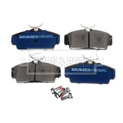 Borg & Beck Front & Rear Brake Discs & Pads fits Nissan Primera 1996-2002
