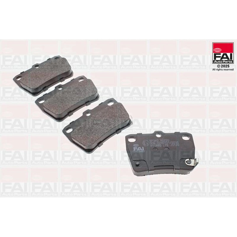 FAI Front & Rear Pads fits Toyota Rav 4 2000-2005 1.8 2.0