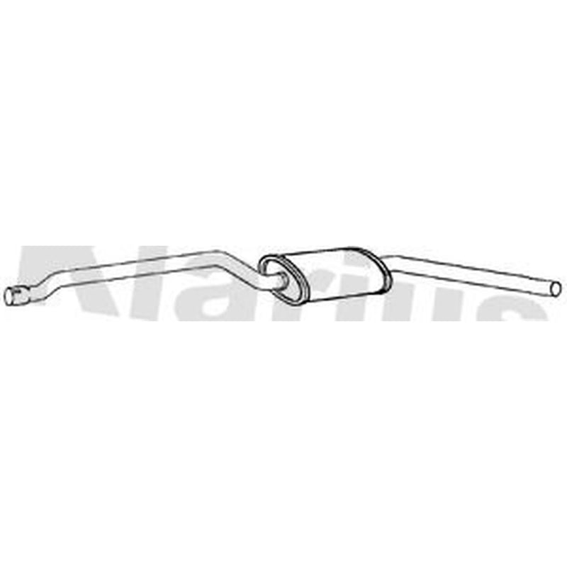 Klarius Box With Centre Pipe Centre fits BMW 3 2006-2013
