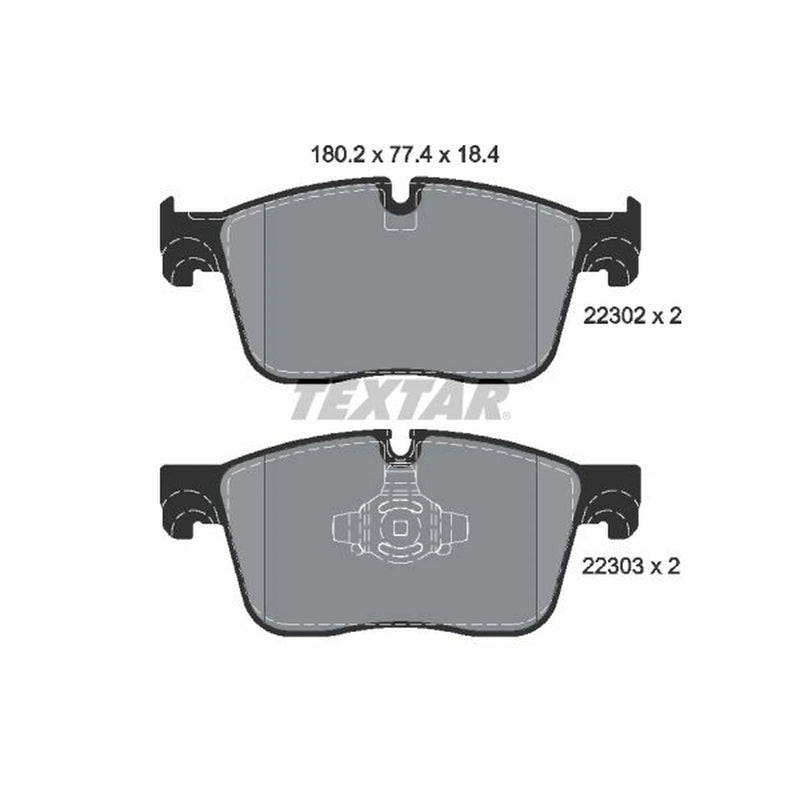 Textar Front Brake Pad Set 2230201