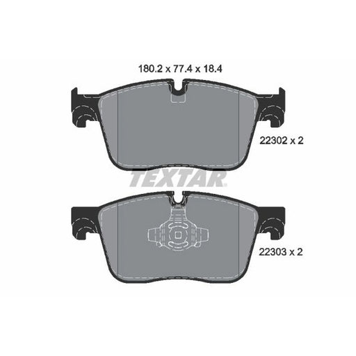 Textar Front Brake Pad Set 2230201