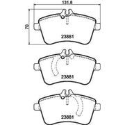 Mintex Front Brake Pad Set fits Mercedes-Benz A-Class 2004-2012