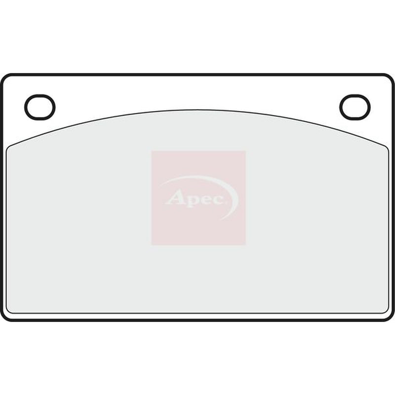 Apec Rear Brake Pad Set fits Bentley T2 Series 1977-1981 6.75