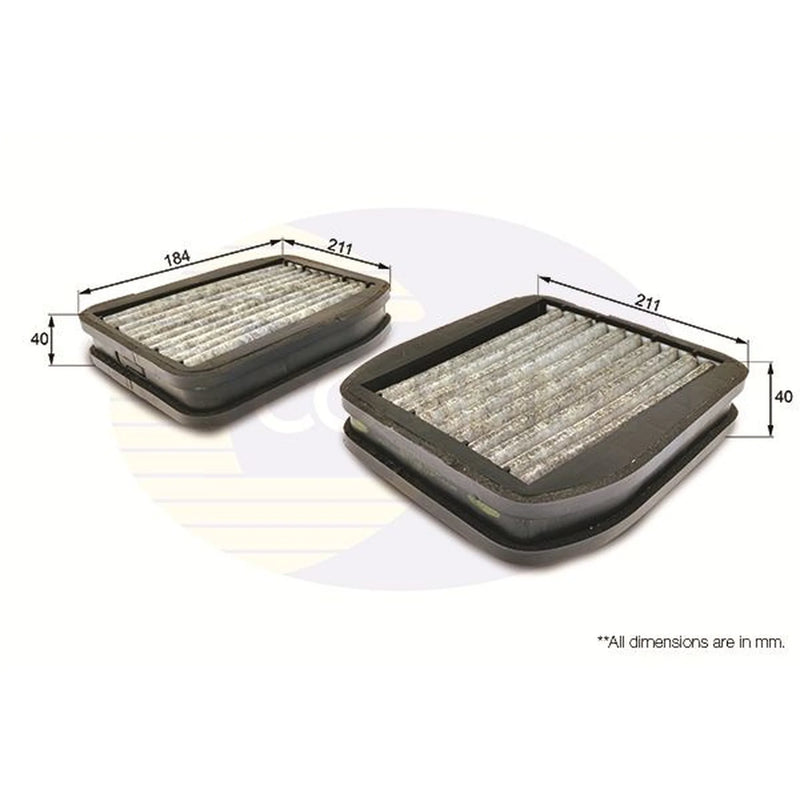 Comline Cabin Air Filter (Pollen Filter) fits Mercedes-Benz E-Class 2002-2008