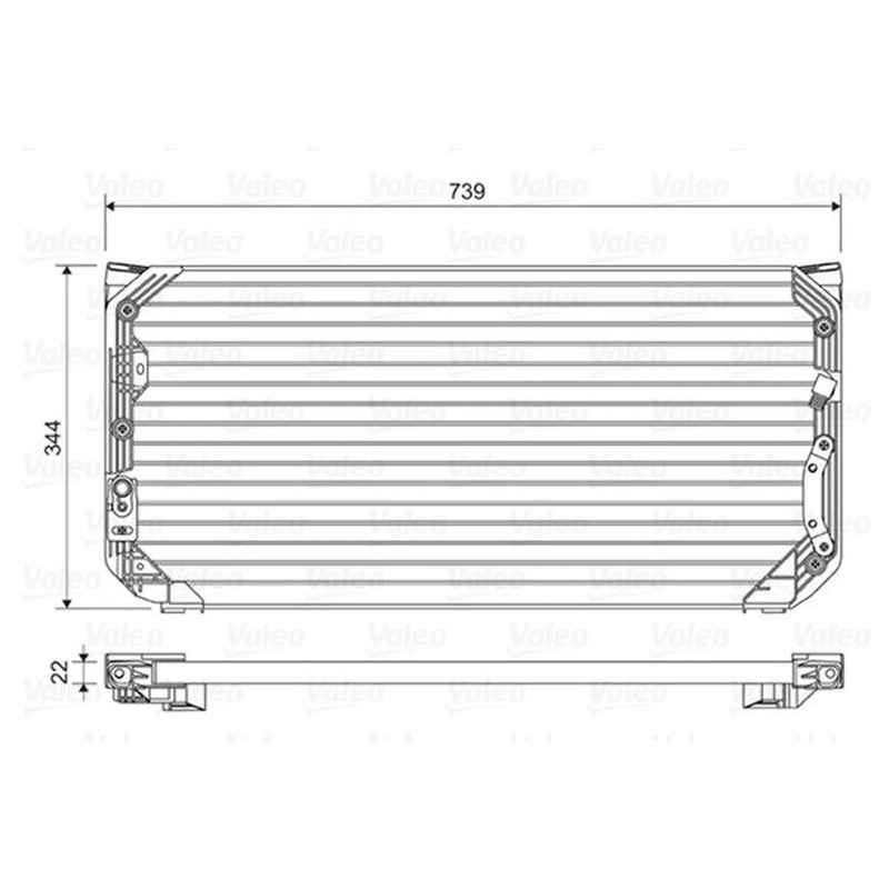 Valeo Air Conditioning Condenser 814045