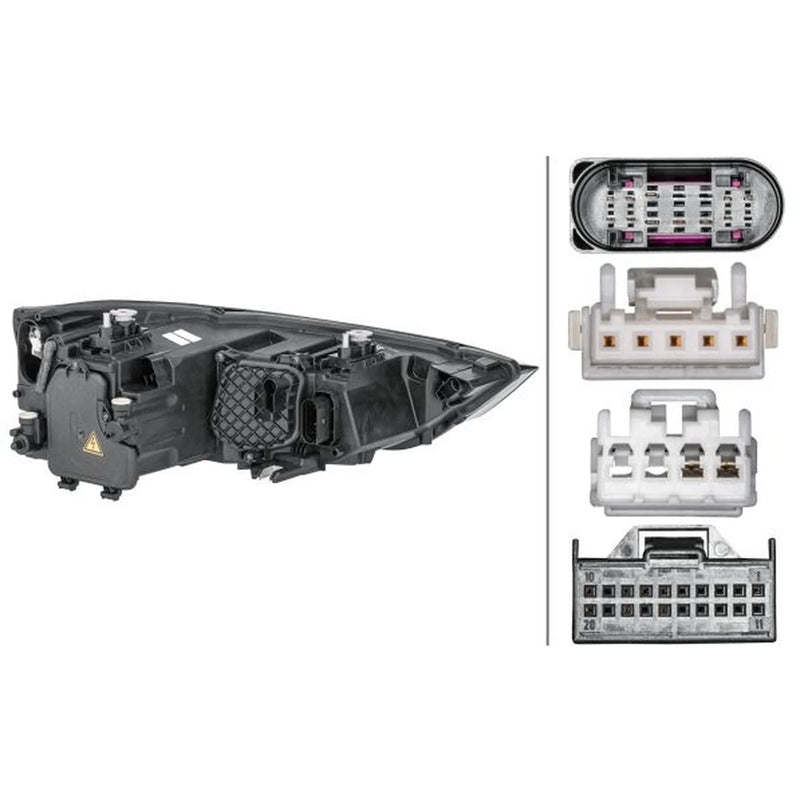 Hella Headlight Headlamp LED Left fits Audi A1 2010-2018 1.0 1.2 1.4 1.6 1.8 2.0
