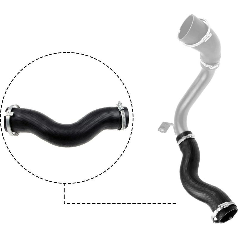 Gates Intercooler Turbo Charge Air Hose 325mm fits Ford Galaxy II 2008-2012 2.2