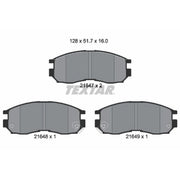 Textar Front Brake Pad Set 2164701