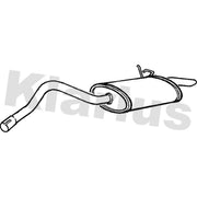 Klarius Box With Tail Pipe Rear fits Renault Kangoo 1997-2018 1.2 1.4 1.6 1.9