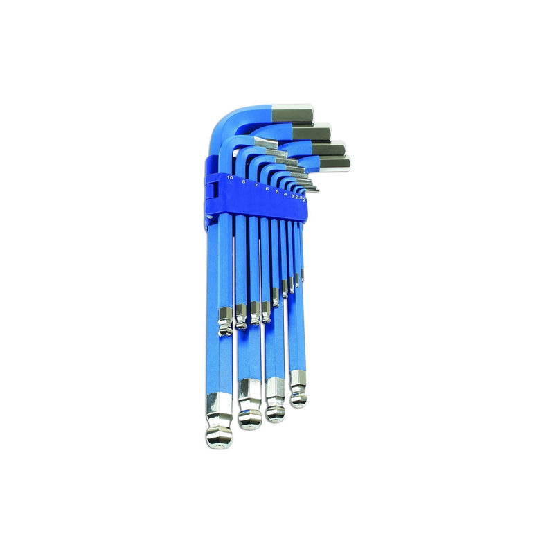 Laser Magnetic Ball End Hex Key Set 13pc 7556 Laser - Dynamic Drive