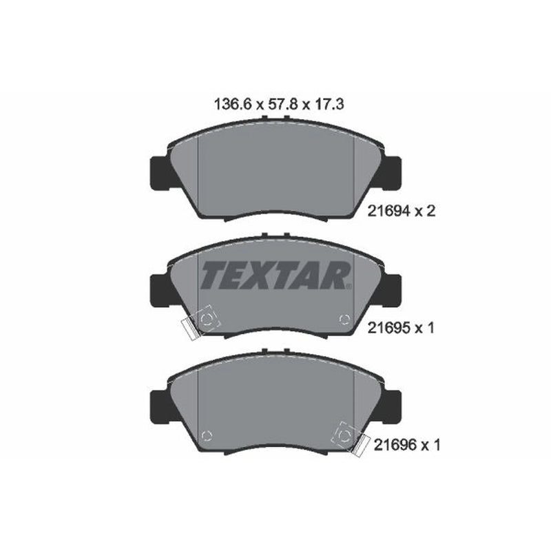 Textar Front Brake Pad Set 2169401
