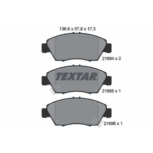 Textar Front Brake Pad Set 2169401