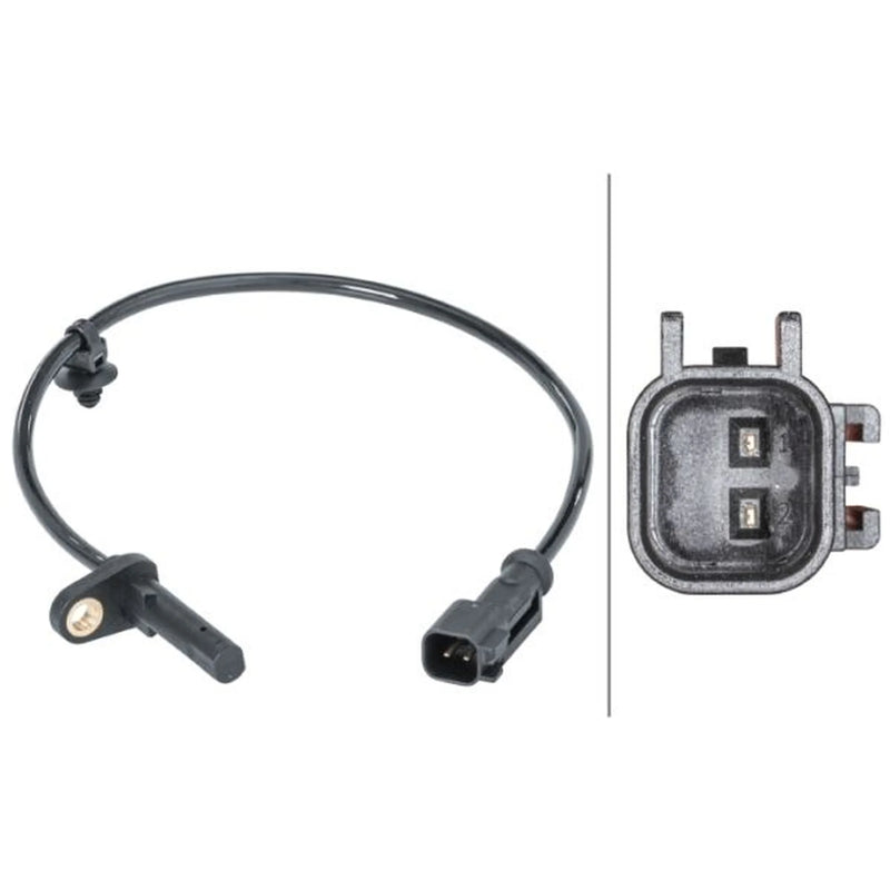 Hella ABS Wheel Speed Sensor Rear fits Ford Tourneo Custom V362 Bus 2012-2023