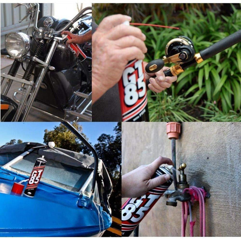 3x GT85 Aerosol Cans  Chain Lubricant GT 85 Water Displacer GT85 400ml GT85  - Dynamic Drive