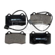 Borg & Beck Front Brake Vented Discs & Pads fits Lancia Delta 1986-1991 2.0