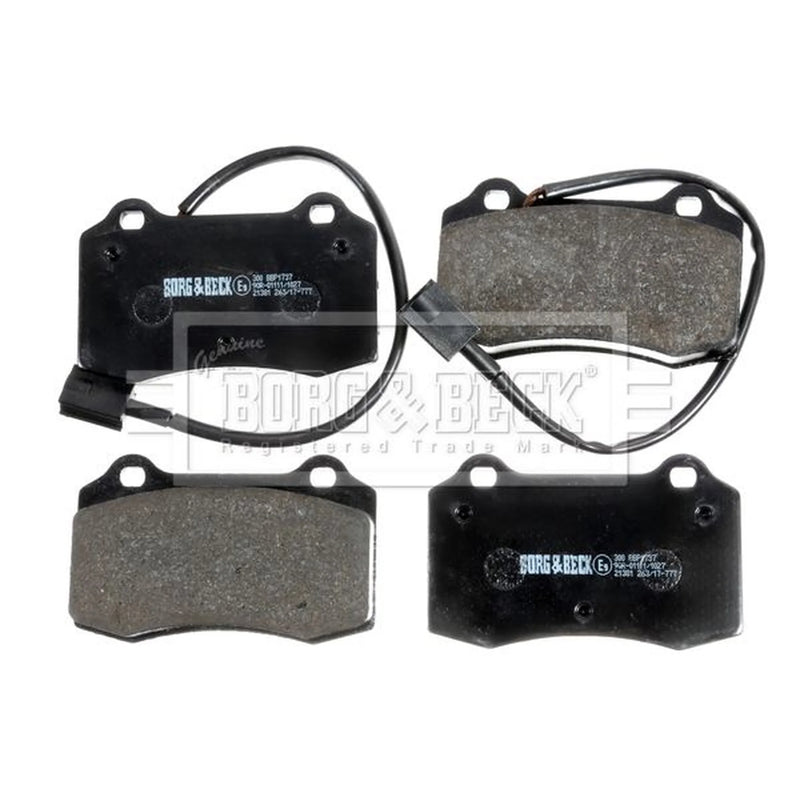 Borg & Beck Front Brake Vented Discs & Pads fits Lancia Delta 1986-1991 2.0