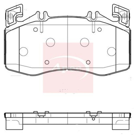 Apec Front Brake Pad Set PAD2360